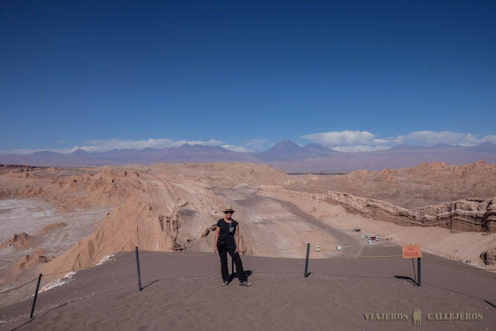 Primeras vistas del Valle de la Luna desde la Gran Duna