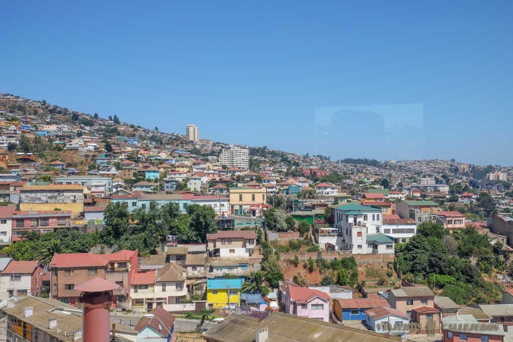 Vistas de Valparaíso desde La Sebastiana