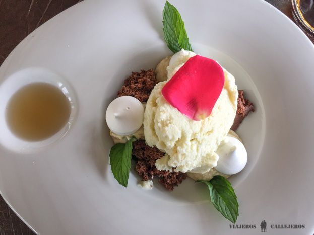 Helado de hierbabuena