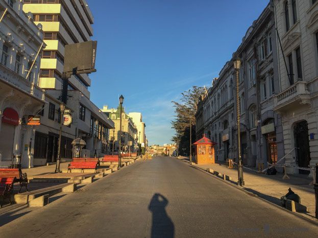Primera hora de la mañana en Punta Arenas