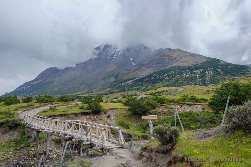 Empezamos la caminata desde el Hotel las Torres al Lago Nordenskjöld