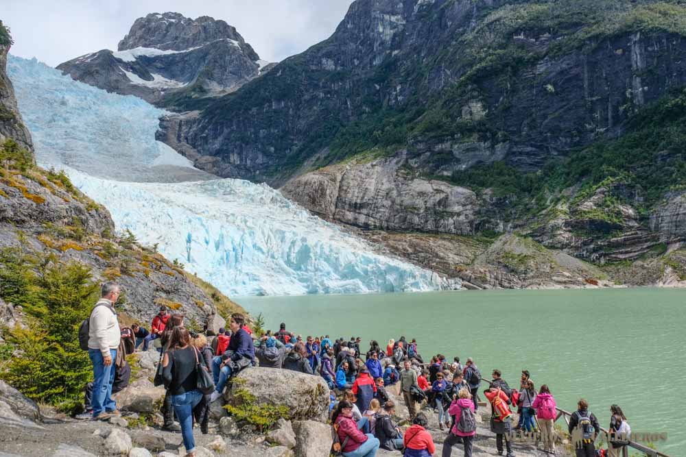 ¿Quién dijo gente? Glaciar Serrano