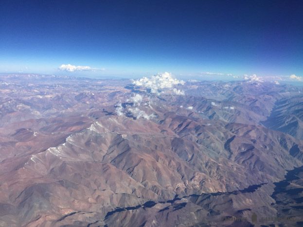 Vuelo de Calama a Santiago de Chile