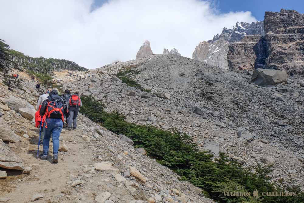Última etapa del Trekking Base Torres del Paine