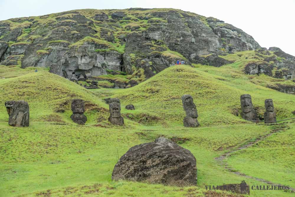 Rano Raraku, la cantera de los moáis