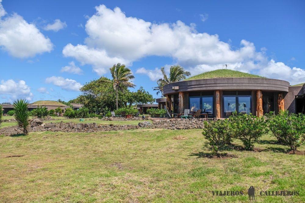 Nuestra habitación en el Hangaroa Eco Village Spa