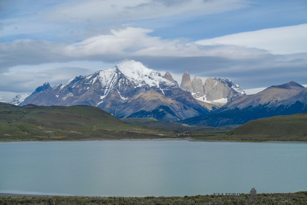 Vistas de las Torres del Paine desde Laguna Azul