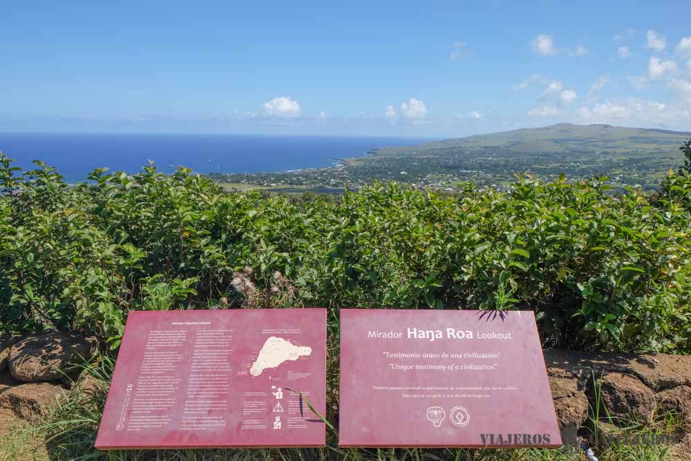 Mirador camino de Rano Kau y Orongo