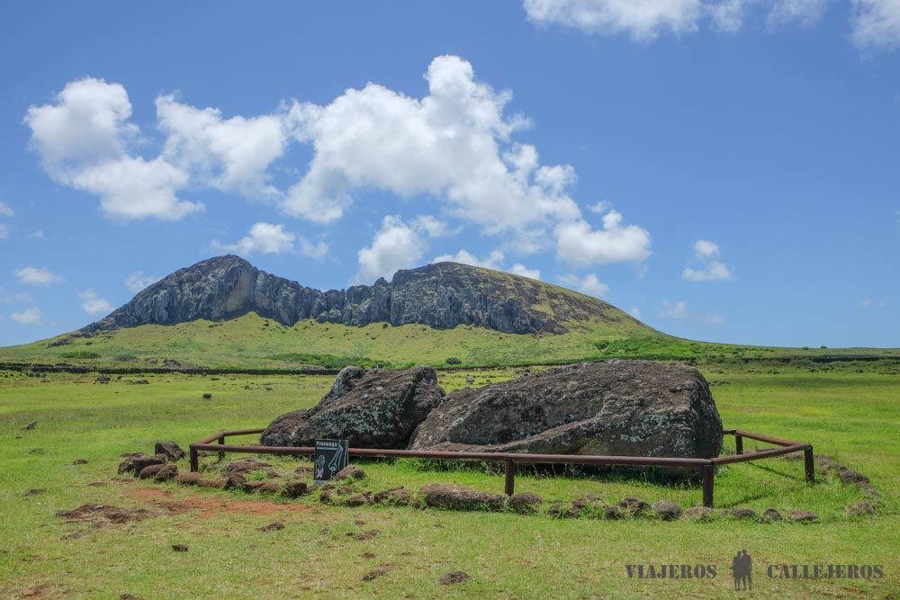 Moái en Ahu Tongariki