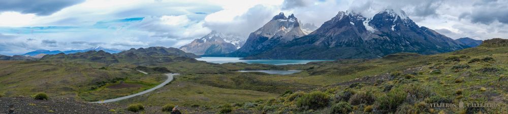 Panorámica Mirador Lago Sarmiento y Lago Nordenskjöld