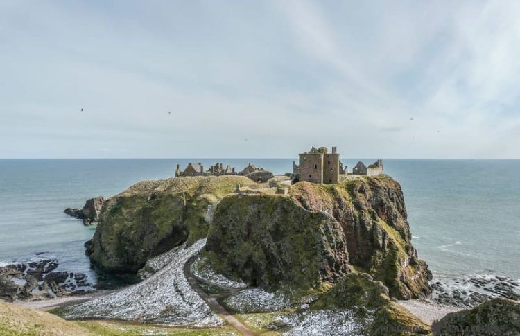 Castillo de Dunnottar, uno de los mejores lugares que visitar en Escocia[