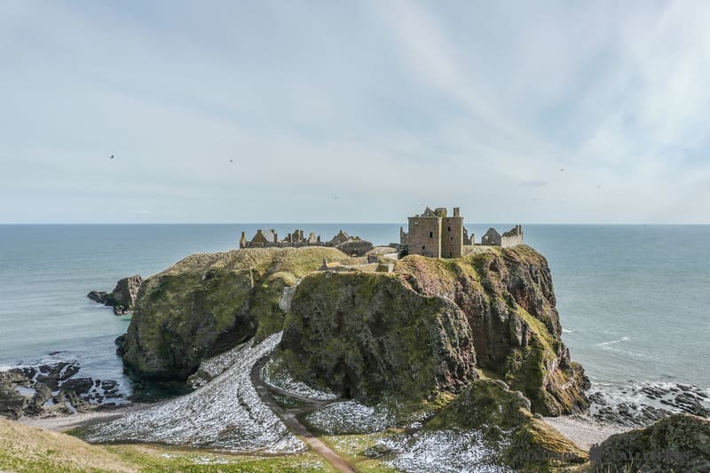 Castillo de Dunnottar, uno de los mejores lugares que visitar en Escocia[