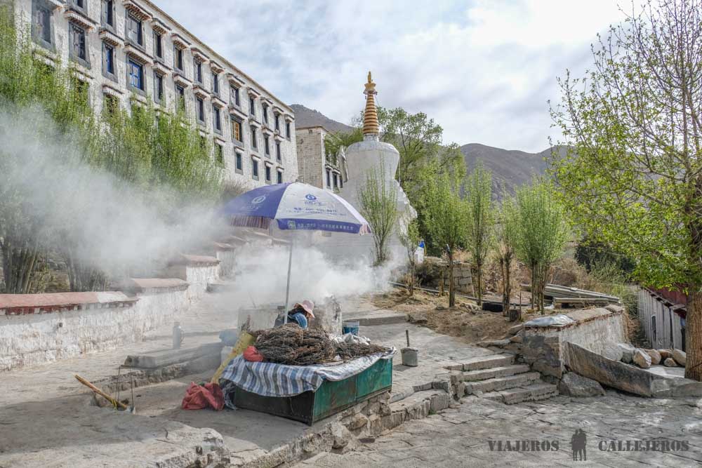 Detalles del Monasterio Drepung