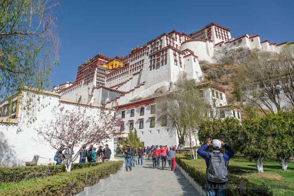 Entrada al Palacio de Potala