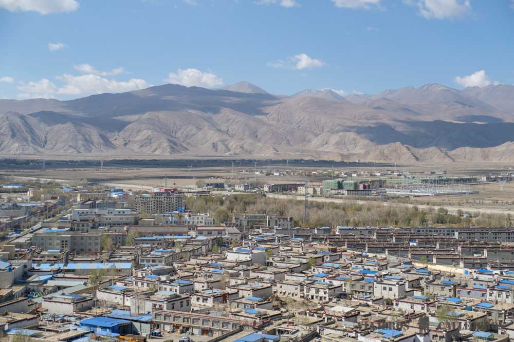 Vistas desde la Pagoda Kumbum de Gyantse