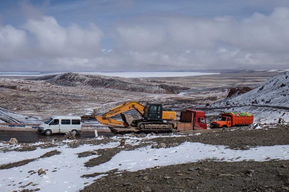 Empieza el descenso al Lago Namtso