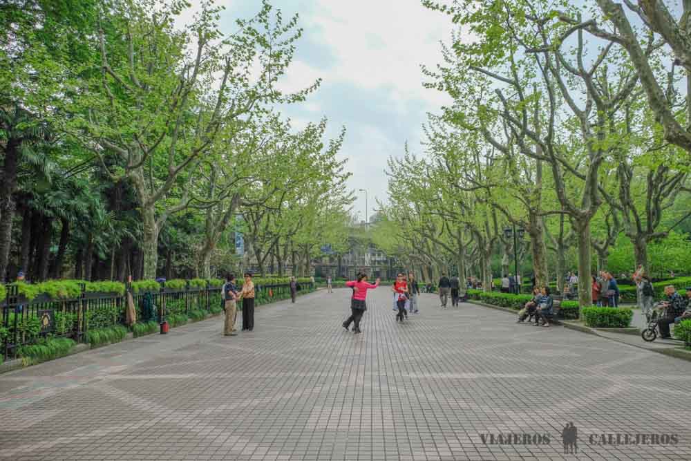 Bailes en el Parque Fuxing