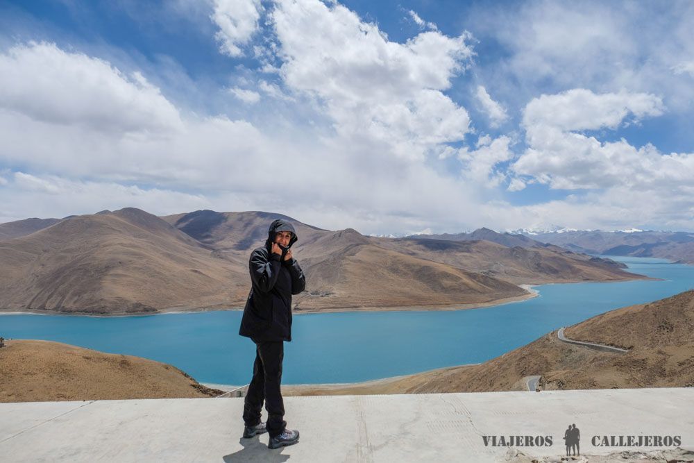 Lago Yamdrok desde el Kambala Pass