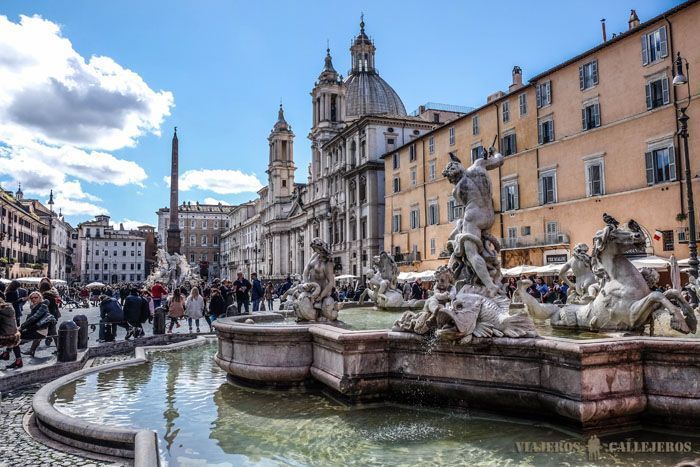 Piazza Navona en una ruta por Roma en tres días