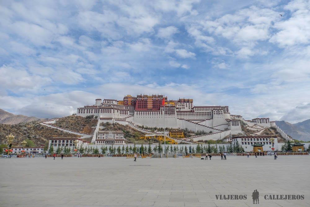 Palacio de Potala desde la Gran Plaza