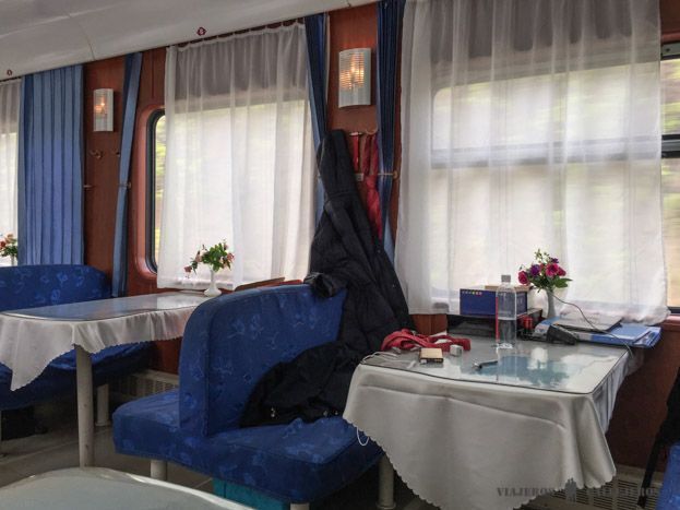 Restaurante del tren de Shanghái a Lhasa