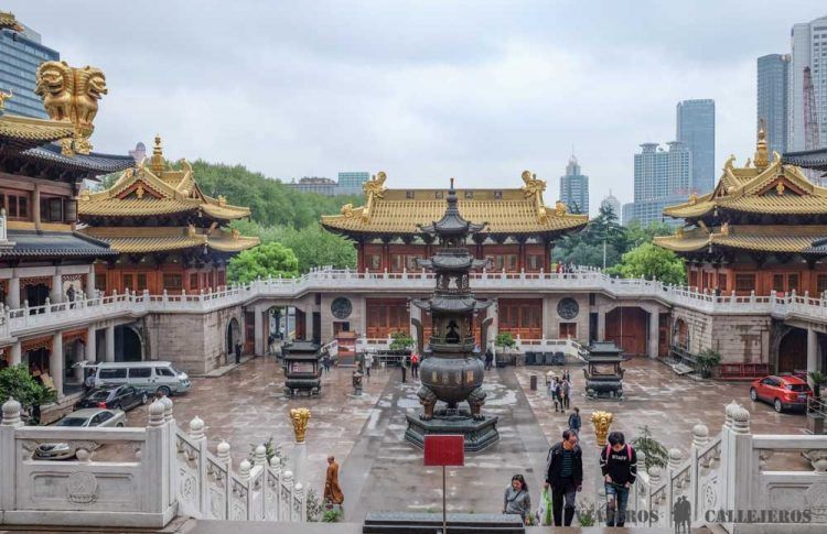 Templo Jing'an. Shanghái en tres días