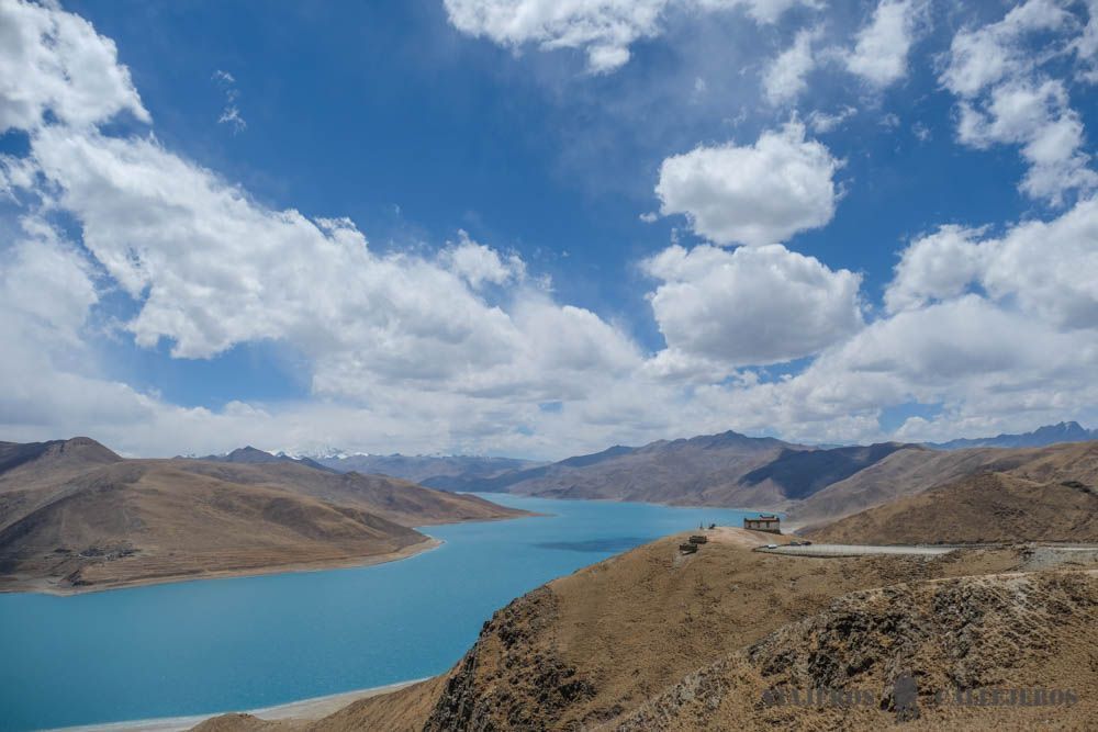 Vistas del Lago Yamdrok desde el Kambala Pass