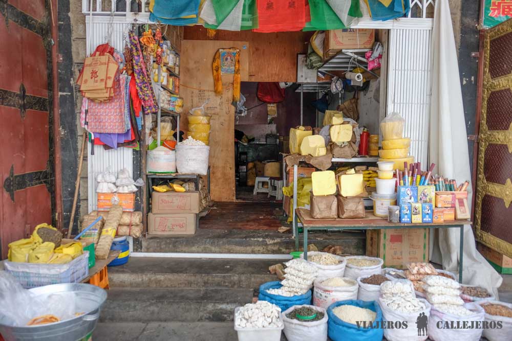 Tienda del Barrio musulmán de Lhasa