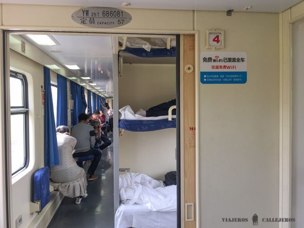 2ª clase tren de Shanghái a Lhasa
