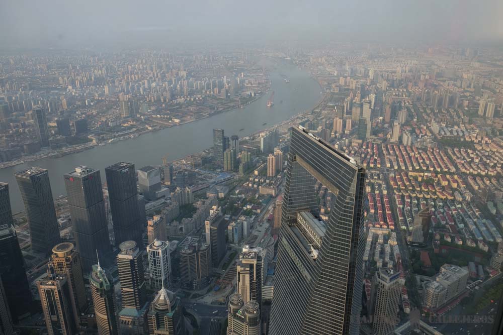 Vistas desde la Shanghai Towerr