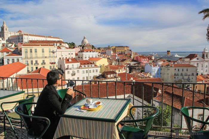 Lisboa, mirador Portas do Sol