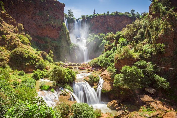 Cascadas de Ouzoud, uno de los lugares que visitar en Marruecos