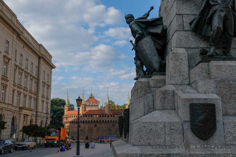 Barbacana desde la Plaza de Matejko