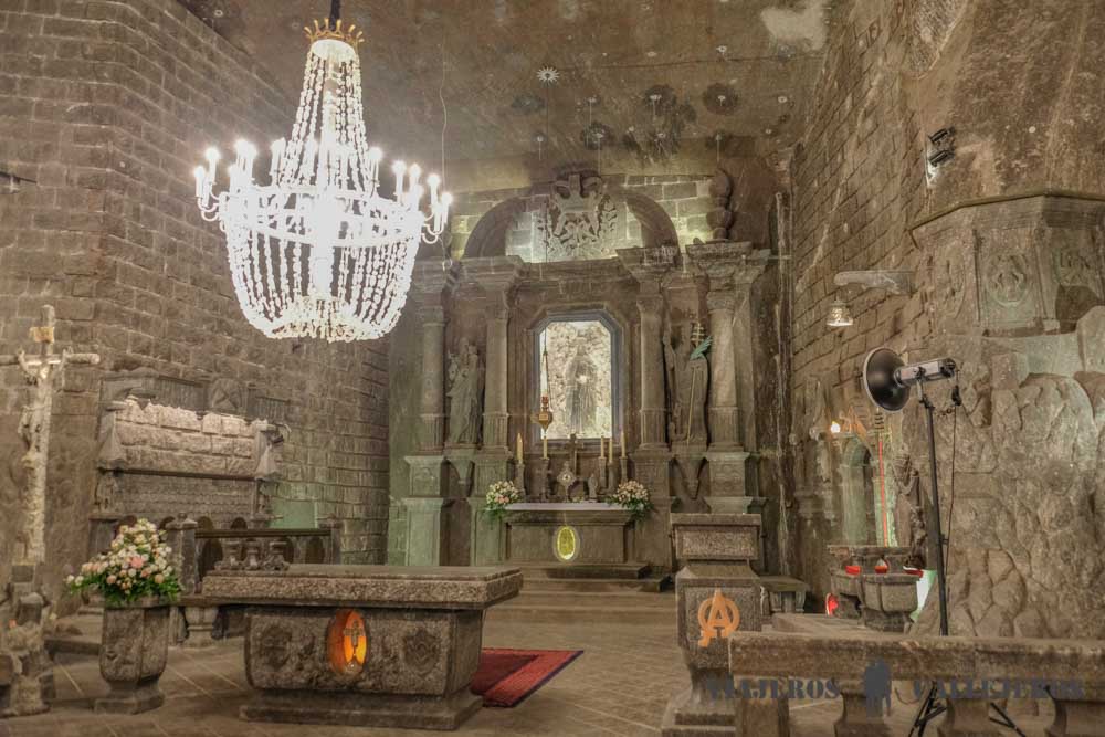 Capilla de St. Kinga. Visitar las Minas de Sal desde Cracovia