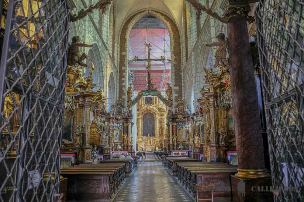 Interior de la Iglesia del Corpus Cristi