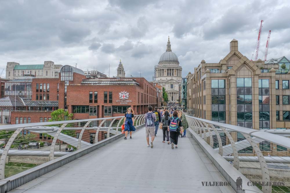 St Paul´s Cathedral desde el Puente del Milenio