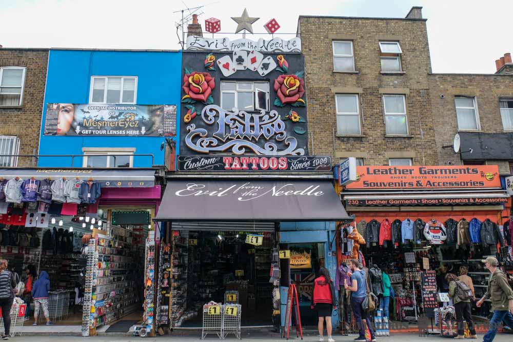 Detalles del Mercado de Camden en Londres