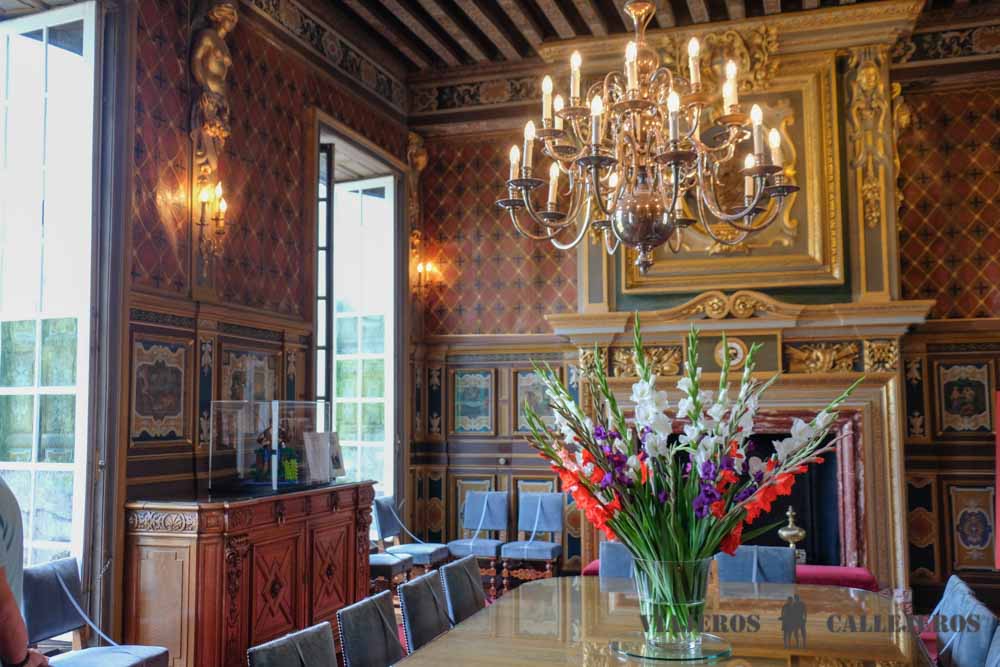 Comedor del Castillo de Cheverny