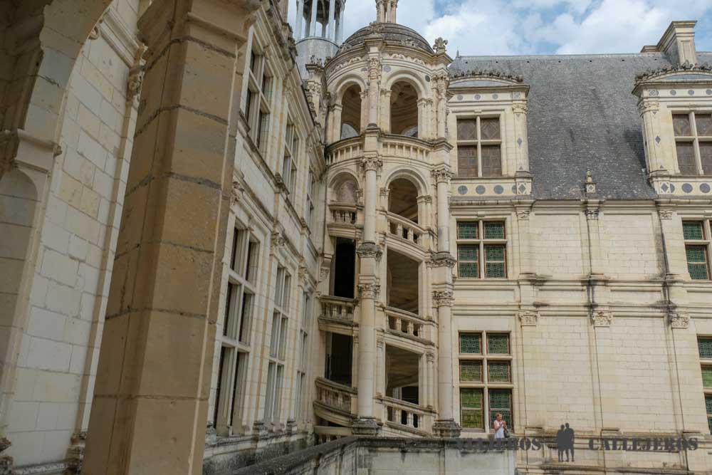 Escalera de caracol del Castillo de Chambord