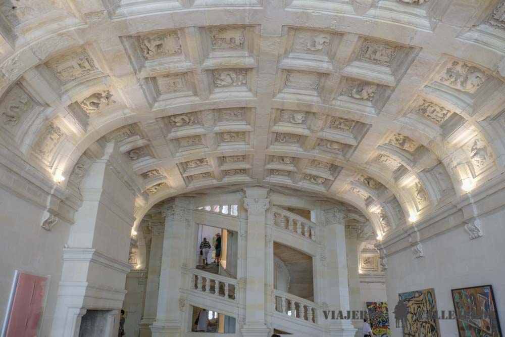 Salas abovedadas del Castillo de Chambord