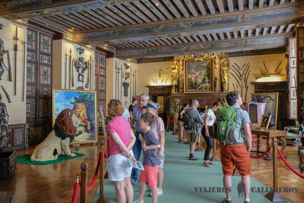 Sala de Armas del Castillo de Cheverny