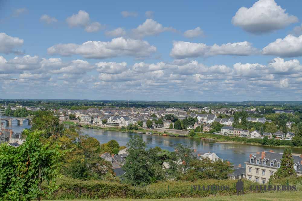 Saumur desde el Castillo de Saumur