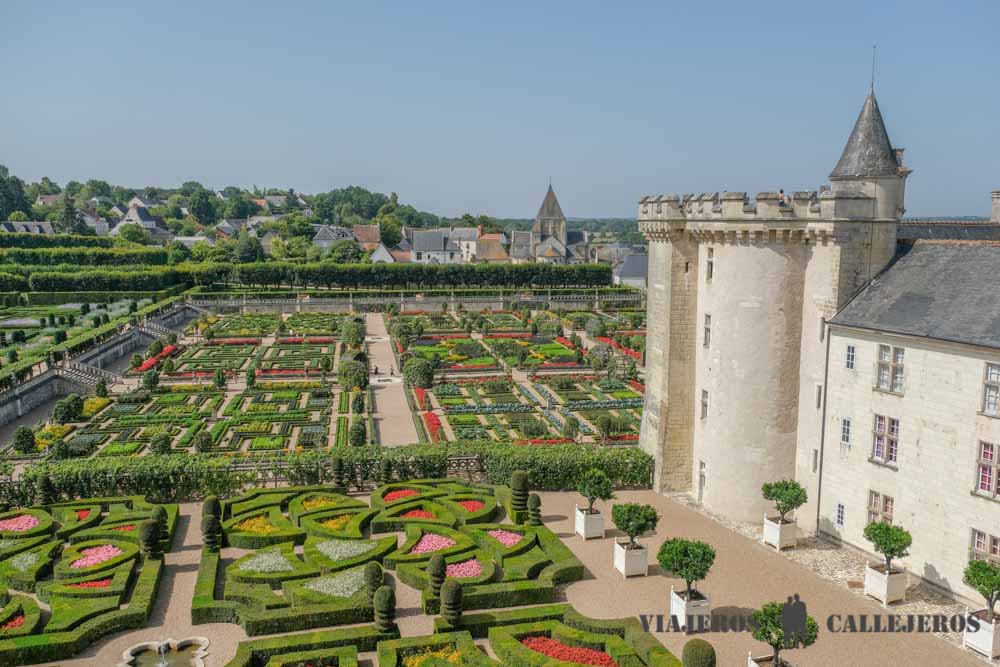 Jardín decorativo del Castillo de Villandry