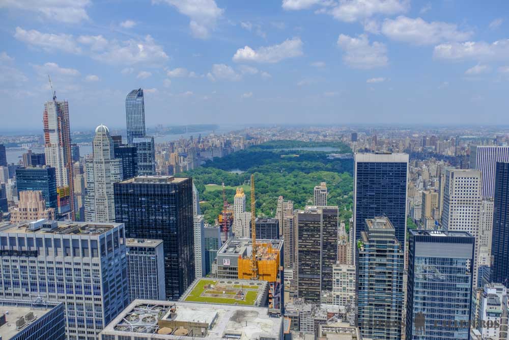 Vistas desde Top of the Rock, atracción incluida en el New York Explorer Pass