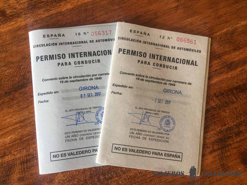 Carnet Internacional de conducir