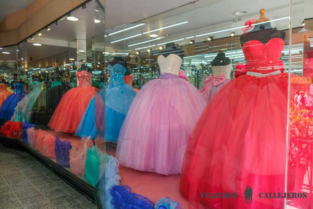 Escaparates de la calle República de Chile en Ciudad de México