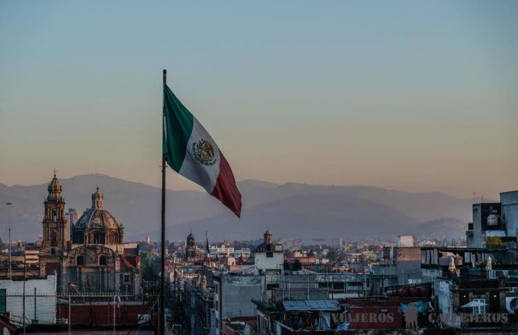 Amanecer desde la terraza del Hotel Zócalo Central