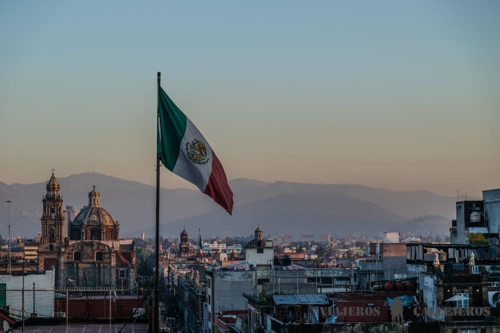 Amanecer desde la terraza del Hotel Zócalo Central