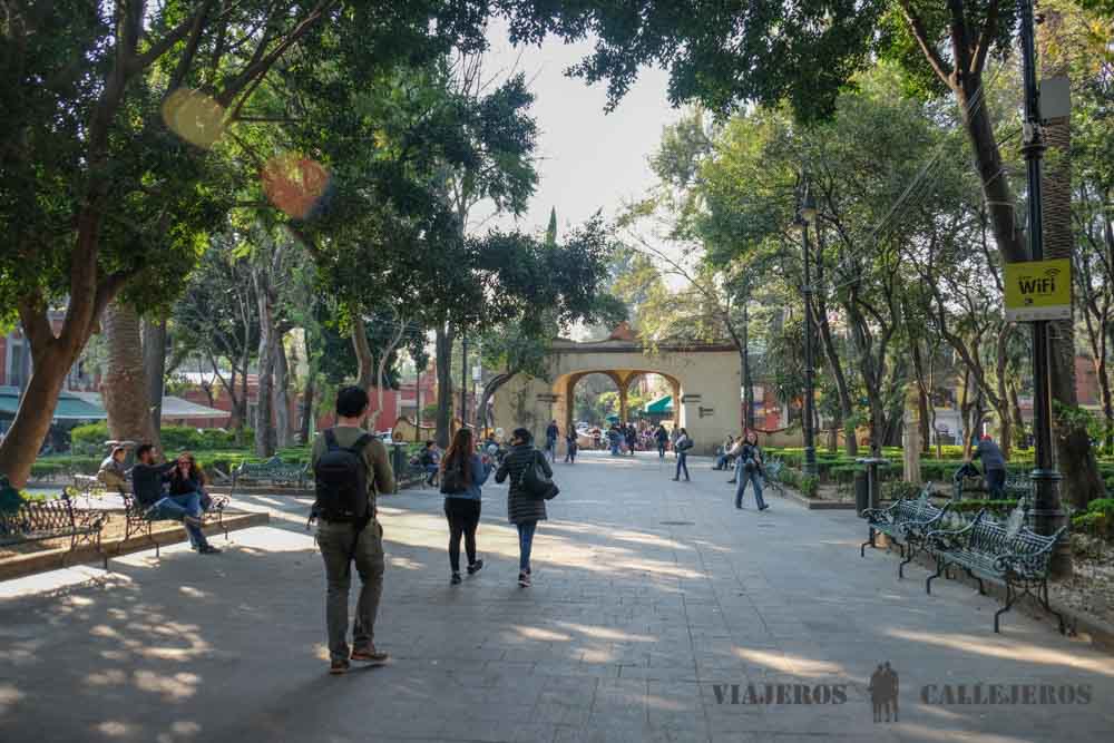 Alan grabando para un vídeo de Coyoacán