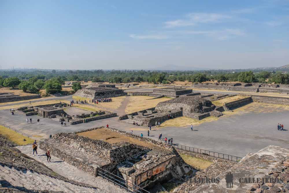 Vistas desde la pirámide del Sol